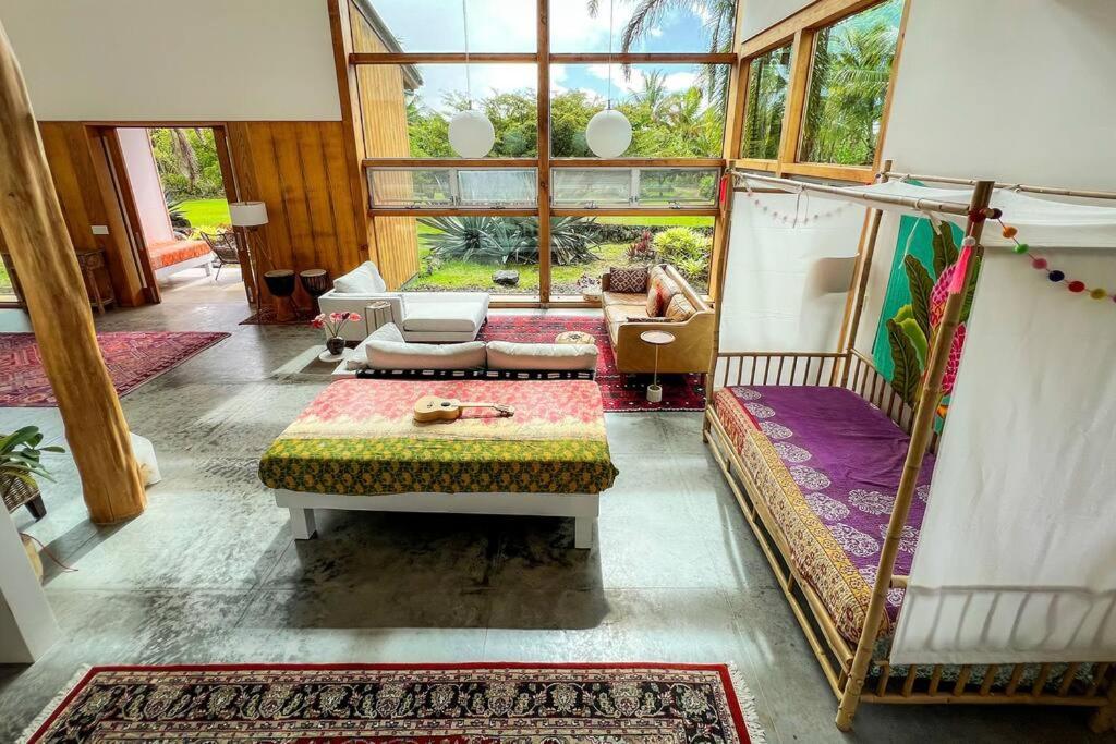 Jungle Haven Ocean Front Eco Villa On Fruit Farm Pahoa מראה חיצוני תמונה
