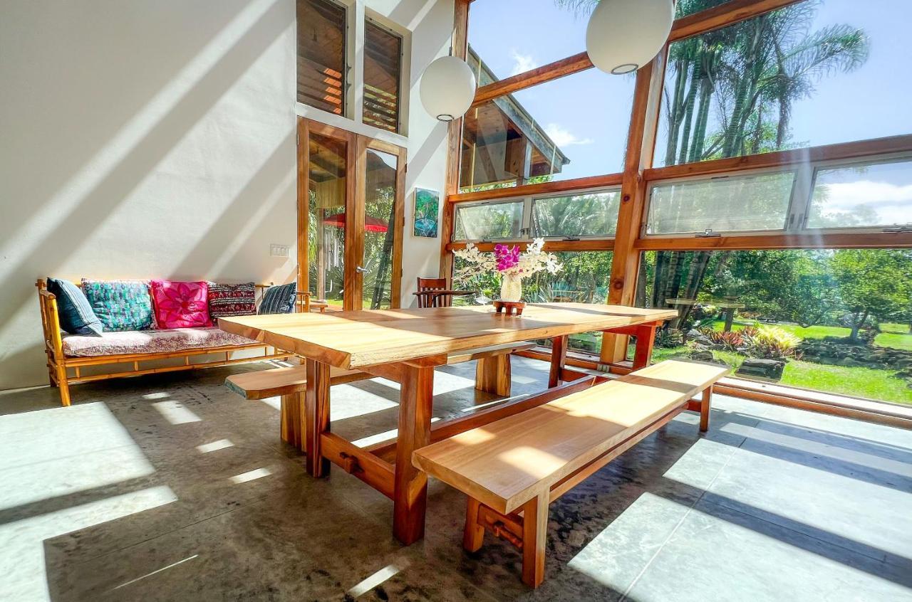 Jungle Haven Ocean Front Eco Villa On Fruit Farm Pahoa מראה חיצוני תמונה