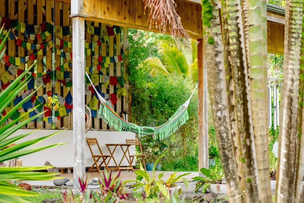 Jungle Haven Ocean Front Eco Villa On Fruit Farm Pahoa מראה חיצוני תמונה