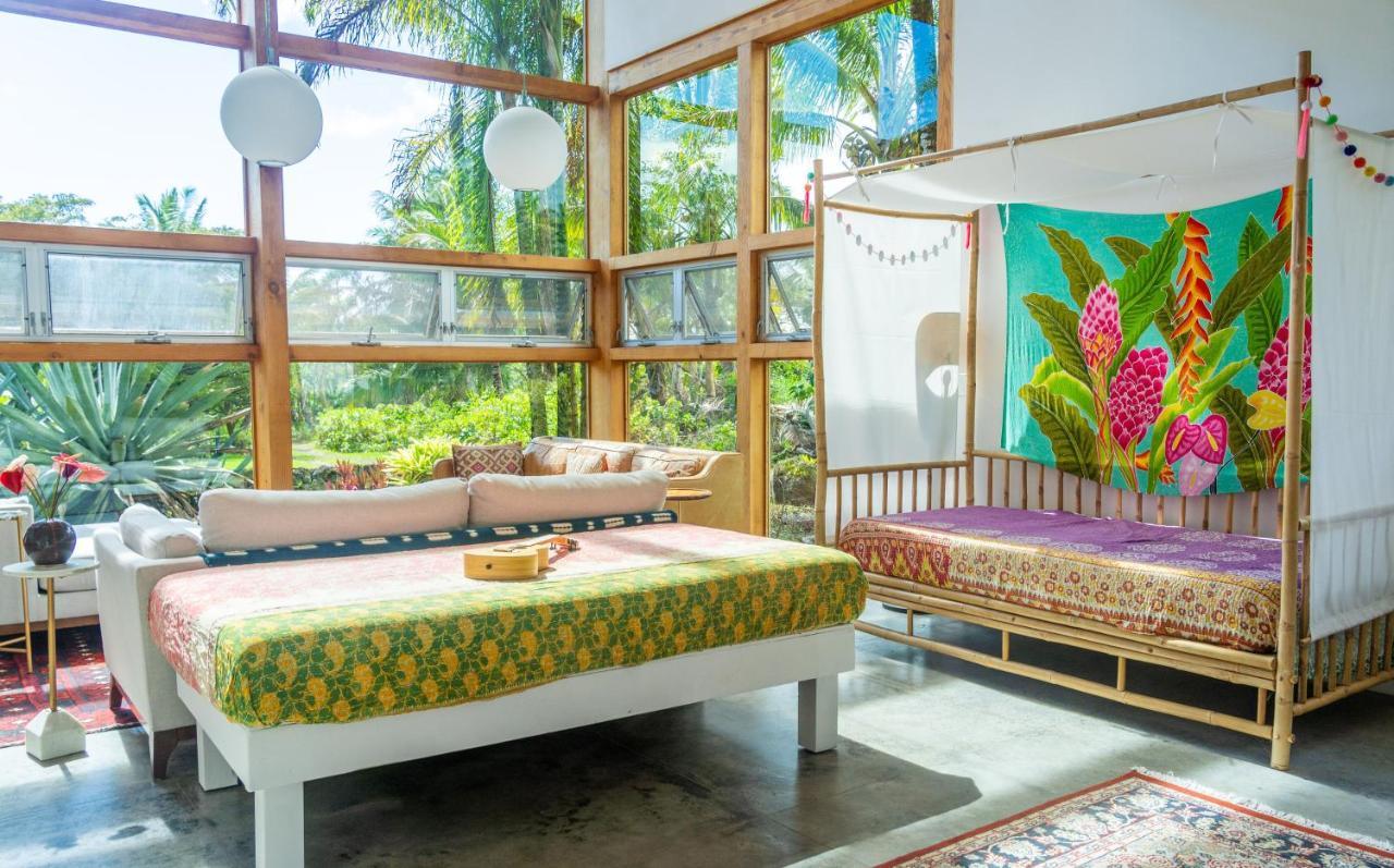 Jungle Haven Ocean Front Eco Villa On Fruit Farm Pahoa מראה חיצוני תמונה